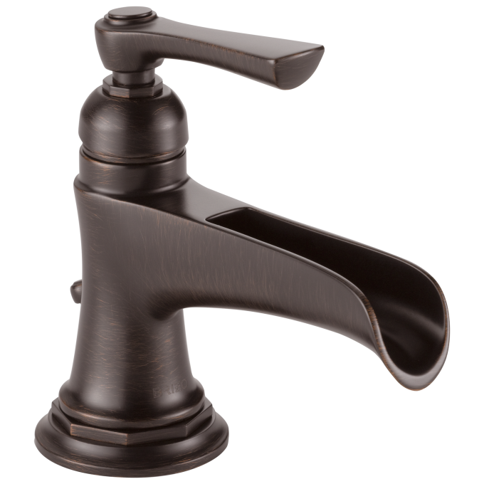 BRIZO Rook Single-Handle Lavatory Faucet with Channel Spout 1.5 GPM — Venetian Bronze