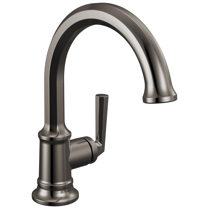 BRIZO Beauclere Single-Handle Lavatory Faucet 1.2 GPM — Brilliance Black Onyx