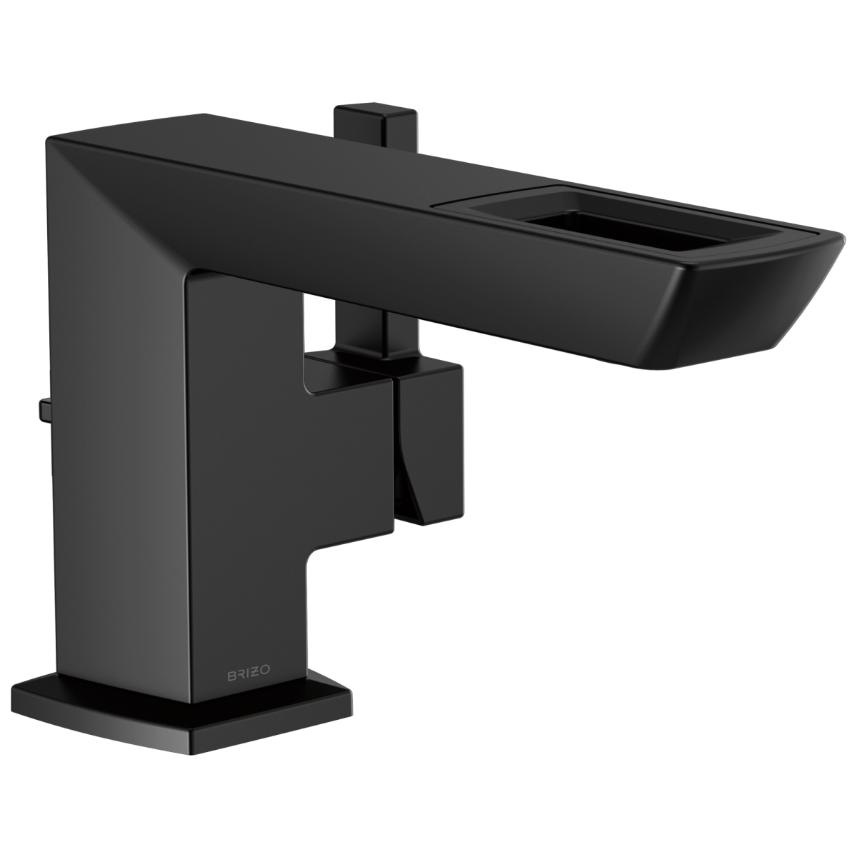 BRIZO Vettis Single-Handle Lavatory Faucet With Open-Flow Spout 1.2 GPM — Matte Black