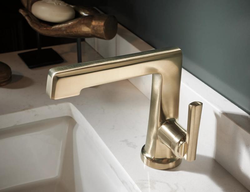 BRIZO Levoir Single-Handle Lavatory Faucet 1.5 GPM — Luxe Gold