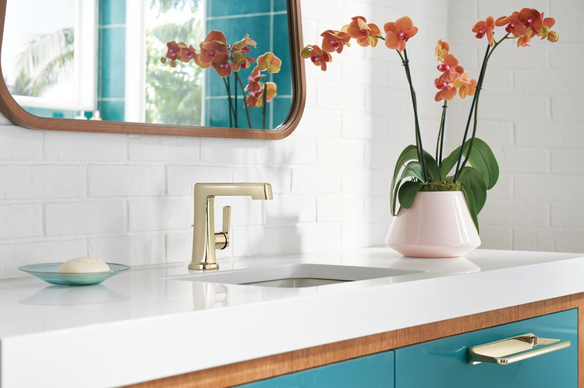 BRIZO Levoir Single-Handle Lavatory Faucet 1.5 GPM — Polished Nickel