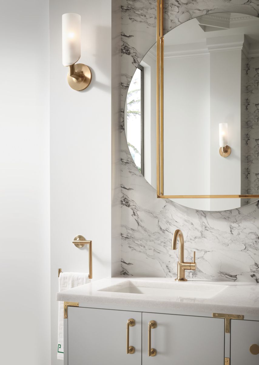 BRIZO Odin Single-Handle Lavatory Faucet 1.5 GPM — Luxe Gold