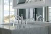 BRIZO Baliza Widespread Lavatory Faucet - Less Handles 1.5 GPM — Chrome
