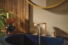 BRIZO Frank Lloyd Wright Widespread Lavatory Faucet - Less Handles — Luxe Gold