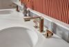 BRIZO Frank Lloyd Wright Widespread Lavatory Lever Handle Kit — Polished Nickel Wood