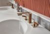 BRIZO Frank Lloyd Wright Widespread Lavatory Lever Handle Kit — Polished Nickel Wood