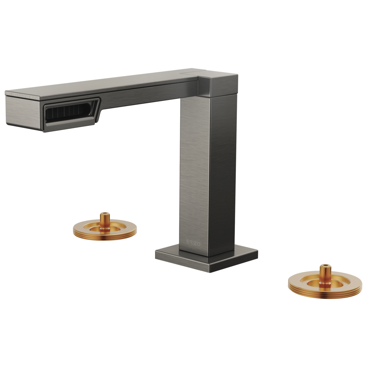 BRIZO Frank Lloyd Wright Widespread Lavatory Faucet - Less Handles — Luxe Steel