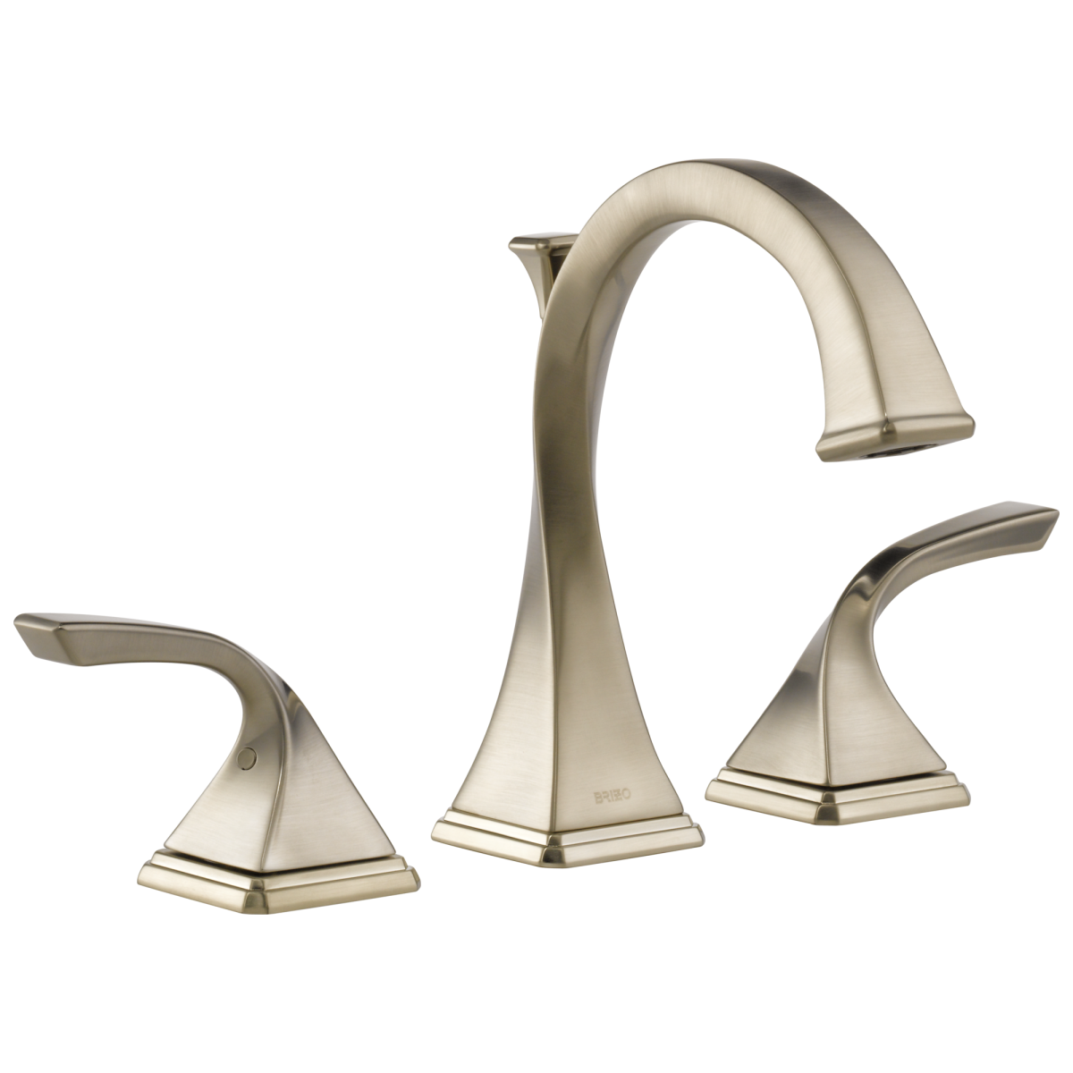BRIZO Virage Widespread Lavatory Faucet 1.5 GPM — Brushed Nickel