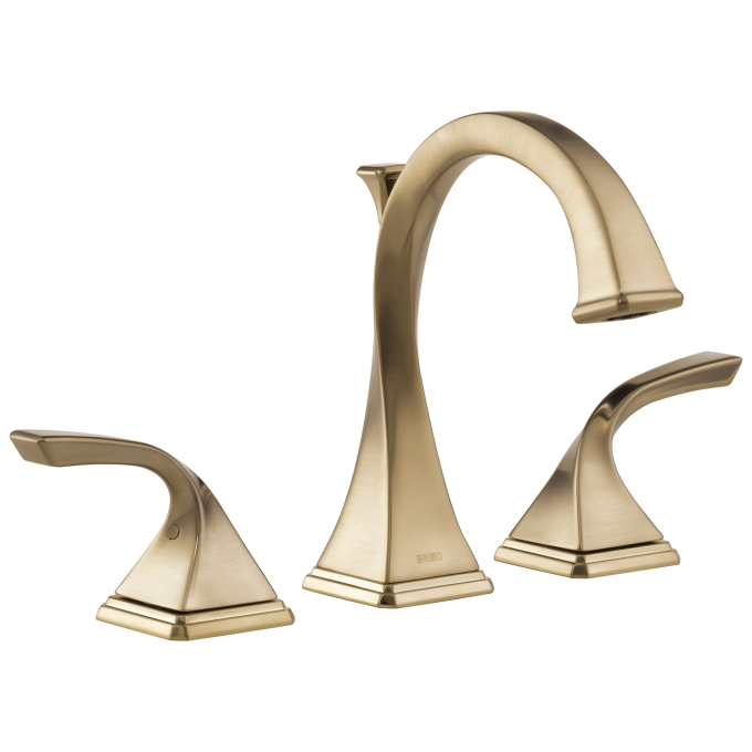 BRIZO Virage Widespread Lavatory Faucet 1.2 GPM — Luxe Gold