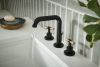 BRIZO Litze Widespread Lavatory Faucet With High Spout - Less Handles — Matte Black