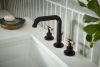 BRIZO Litze Widespread Handle Kit - T-Lever — Matte Black/Luxe Gold