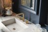 BRIZO Litze Widespread Lavatory Faucet with High Spout - Less Handles 1.5 GPM — Luxe Gold