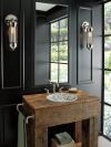 BRIZO Litze Widespread Lavatory Industrial Lever Handle Kit — Luxe Nickel