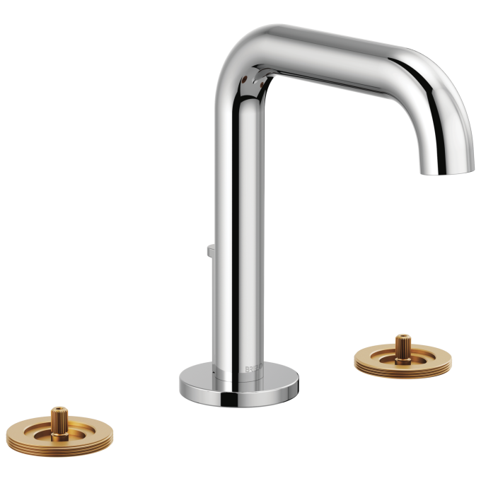 BRIZO Litze Widespread Lavatory Faucet with High Spout - Less Handles 1.5 GPM — Chrome