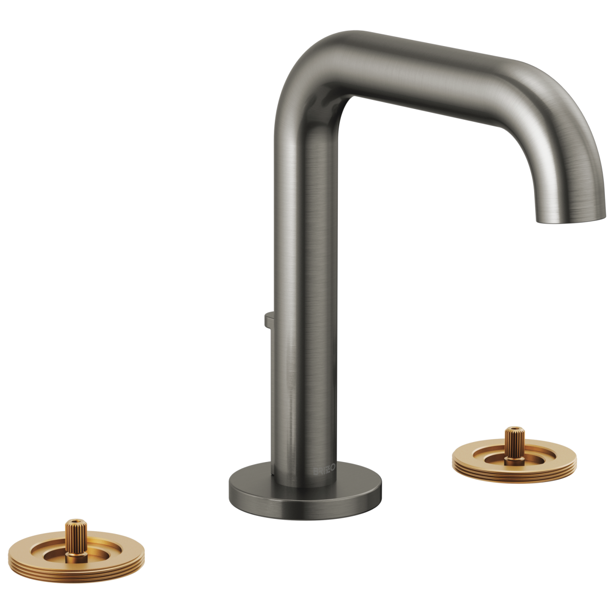 BRIZO Litze Widespread Lavatory Faucet with High Spout - Less Handles 1.5 GPM — Luxe Steel