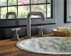 BRIZO Litze Widespread Lavatory Faucet with High Spout - Less Handles 1.5 GPM — Luxe Steel