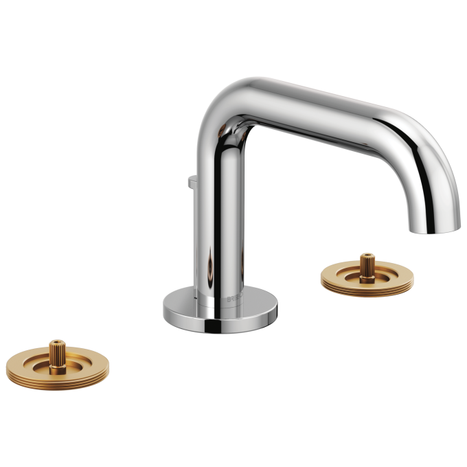 BRIZO Litze Widespread Lavatory Faucet with Low Spout - Less Handles 1.5 GPM — Chrome