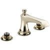 BRIZO Rook Widespread Lavatory Faucet - Less Handles 1.5 GPM — Polished Nickel