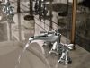 BRIZO Rook Widespread Lavatory and Bidet Cross Handle Kit — Chrome