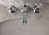 BRIZO Rook Widespread Lavatory and Bidet Cross Handle Kit — Chrome
