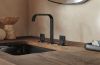 BRIZO Allaria Widespread Lavatory Knob Handle Kit — Matte Black