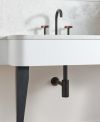 BRIZO Jason Wu for BRIZO Widespread Lavatory High Cross Handles — Matte Black