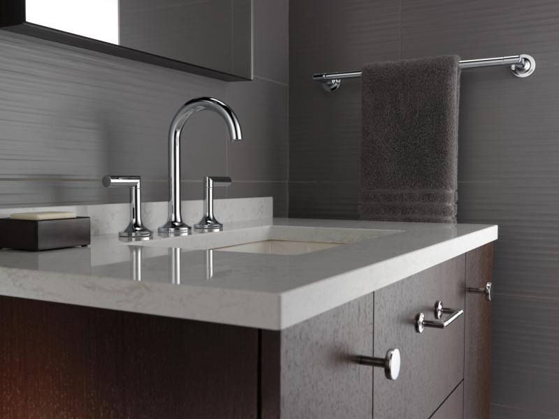 BRIZO Odin Drawer Knob — Chrome