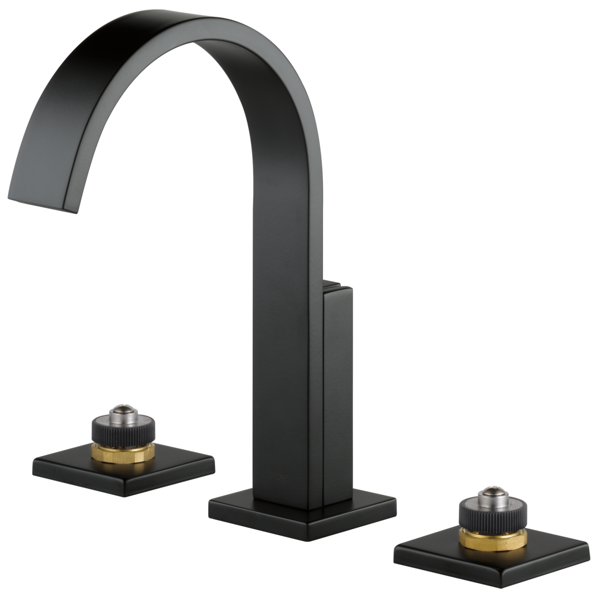 BRIZO Siderna Widespread Lavatory Faucet - Less Handles 1.5 GPM — Matte Black