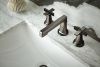 BRIZO Levoir Widespread Lavatory High Cross Handle Kit — Brilliance Black Onyx