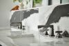 BRIZO Levoir Widespread Lavatory High Cross Handle Kit — Brilliance Black Onyx