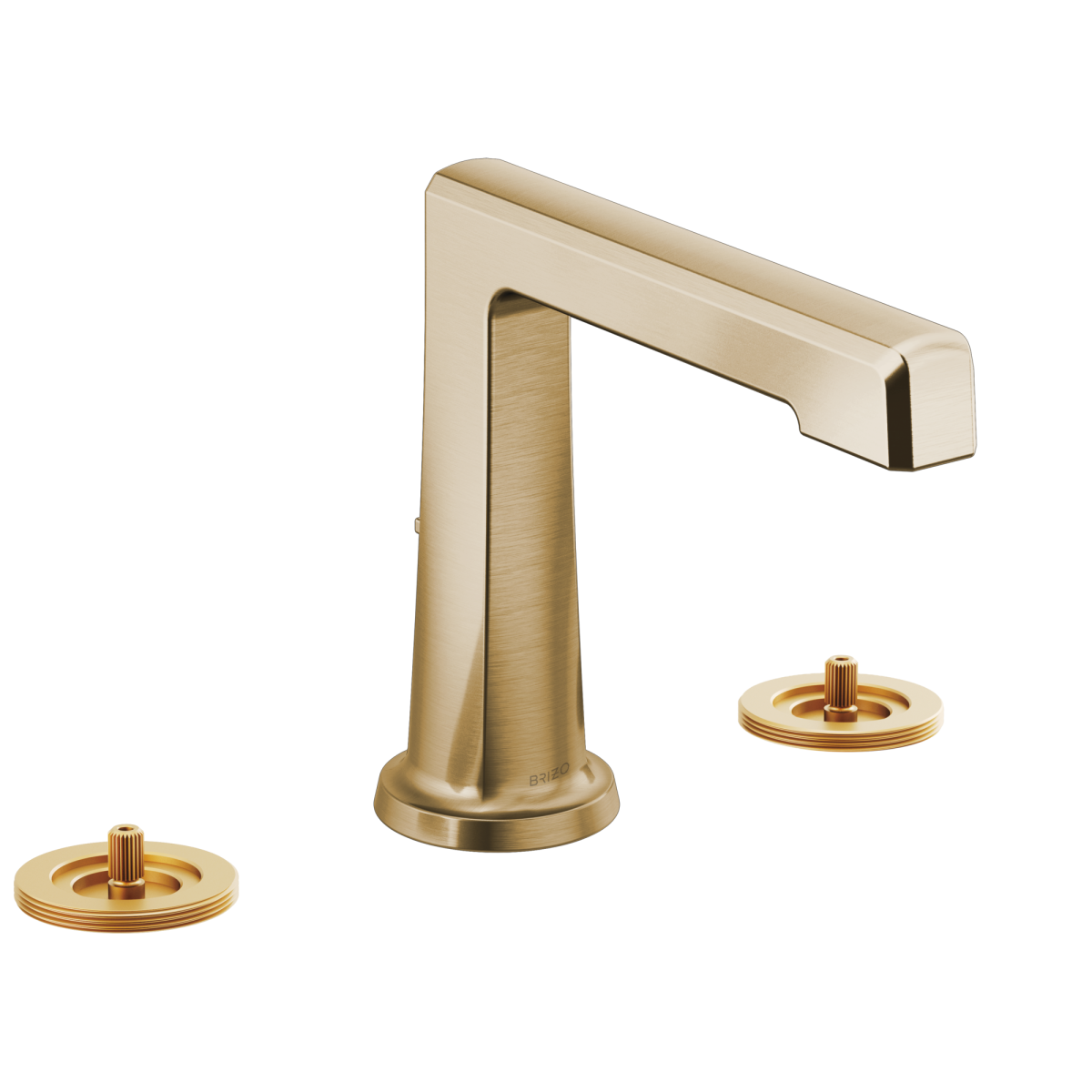 BRIZO Levoir Widespread Lavatory Faucet with High Spout - Less Handles 1.5 GPM — Luxe Gold