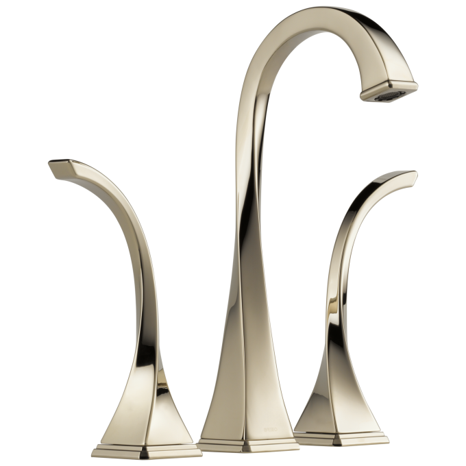 BRIZO Virage Widespread Vessel Lavatory Faucet 1.2 GPM — Polished Nickel