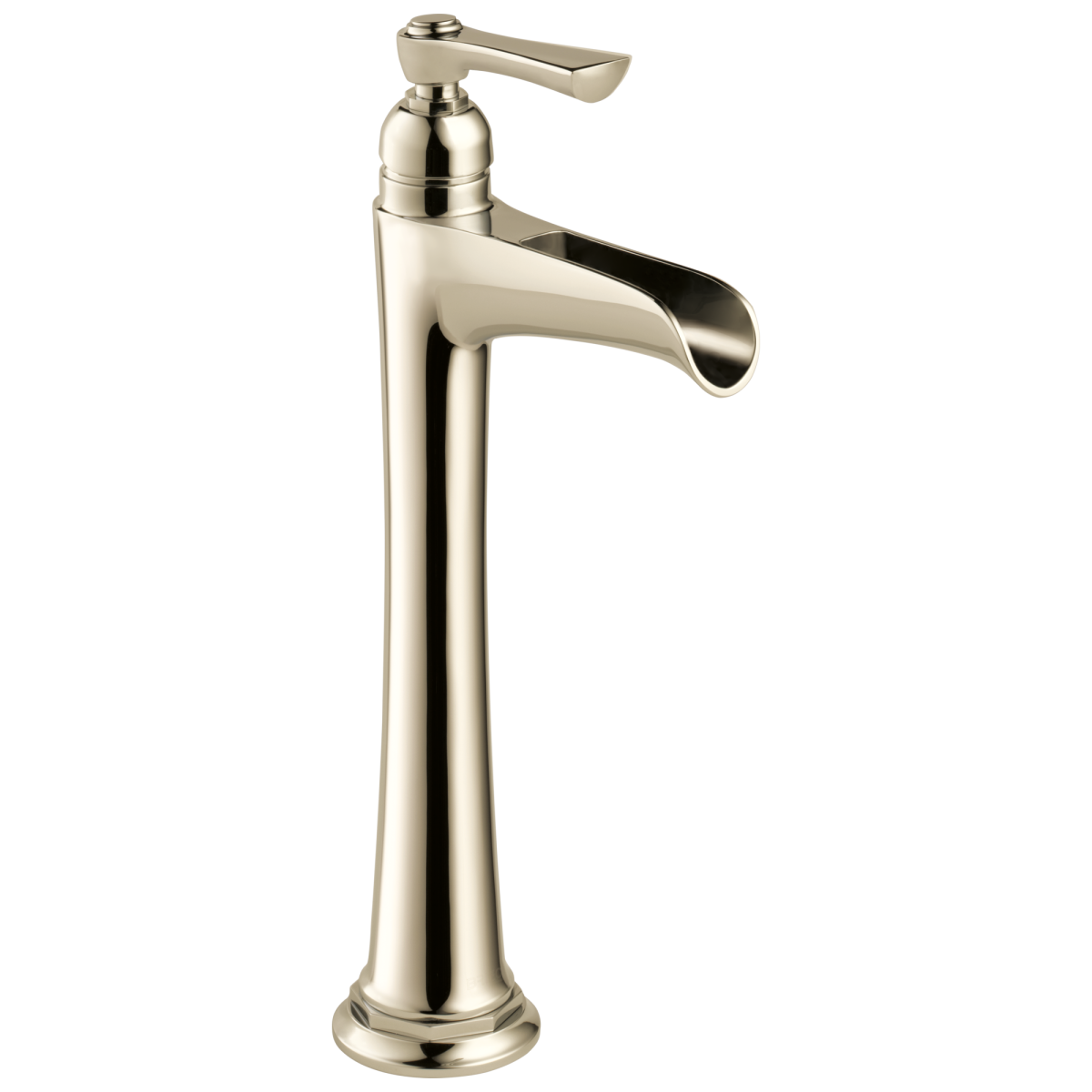 BRIZO Rook Single-Handle Vessel Lavatory Faucet with Channel Spout 1.5 GPM — Polished Nickel