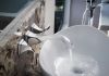 BRIZO Virage Two-Handle Wall Mount Lavatory Faucet 1.5 GPM — Chrome
