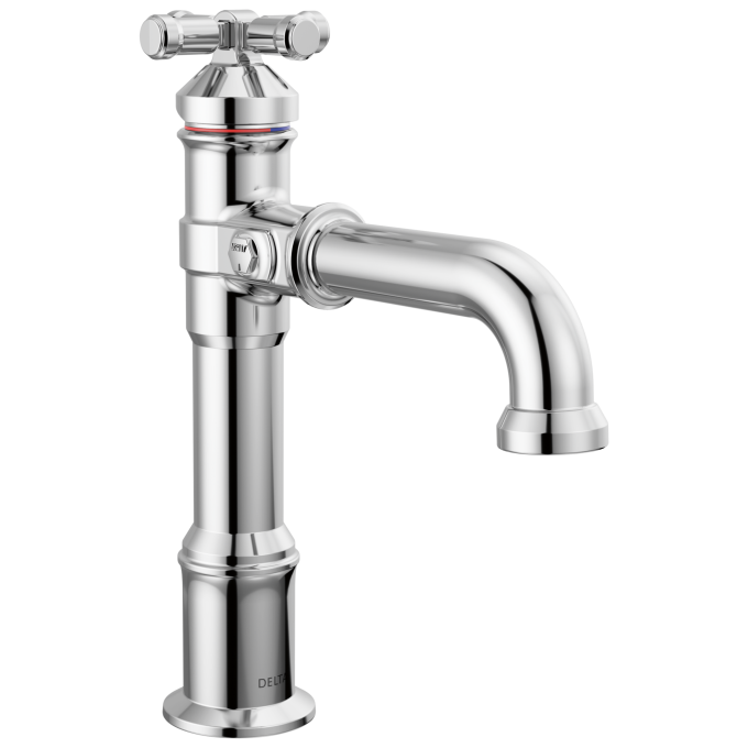 DELTA Broderick Single Handle Bathroom Faucet — Lumicoat® Chrome