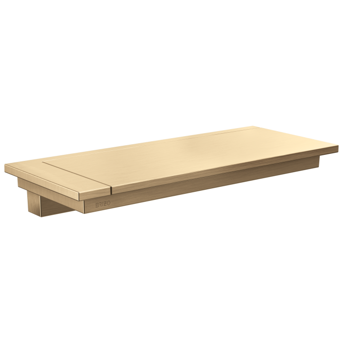 BRIZO Frank Lloyd Wright Wall Shelf — Luxe Gold