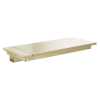 BRIZO Frank Lloyd Wright Wall Shelf — Polished Nickel