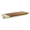 BRIZO Frank Lloyd Wright Wall Shelf — Polished Nickel Wood