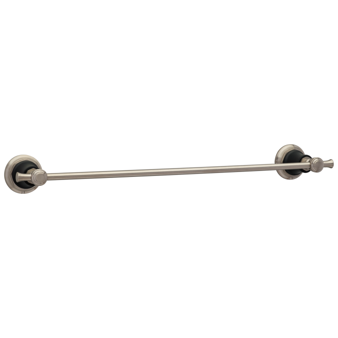 BRIZO Rook 18" Towel Bar — Luxe Nickel  /Matte Black