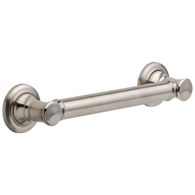 BRIZO 12" Classic Grab Bar — Luxe Nickel