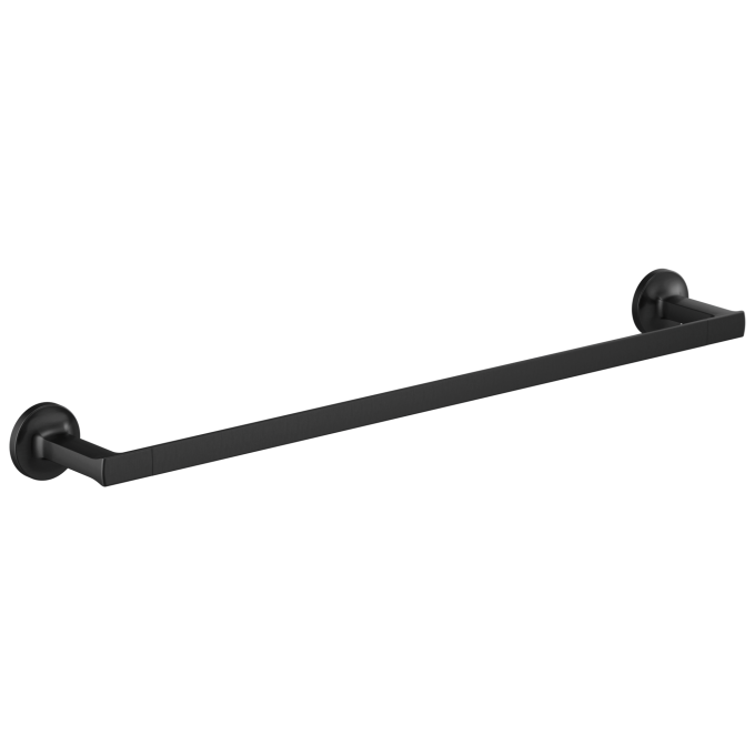 BRIZO Kintsu 24" Towel Bar — Matte Black