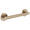 BRIZO 12" Linear Round Grab Bar — Luxe Gold