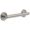 BRIZO 12" Linear Round Grab Bar — Luxe Nickel