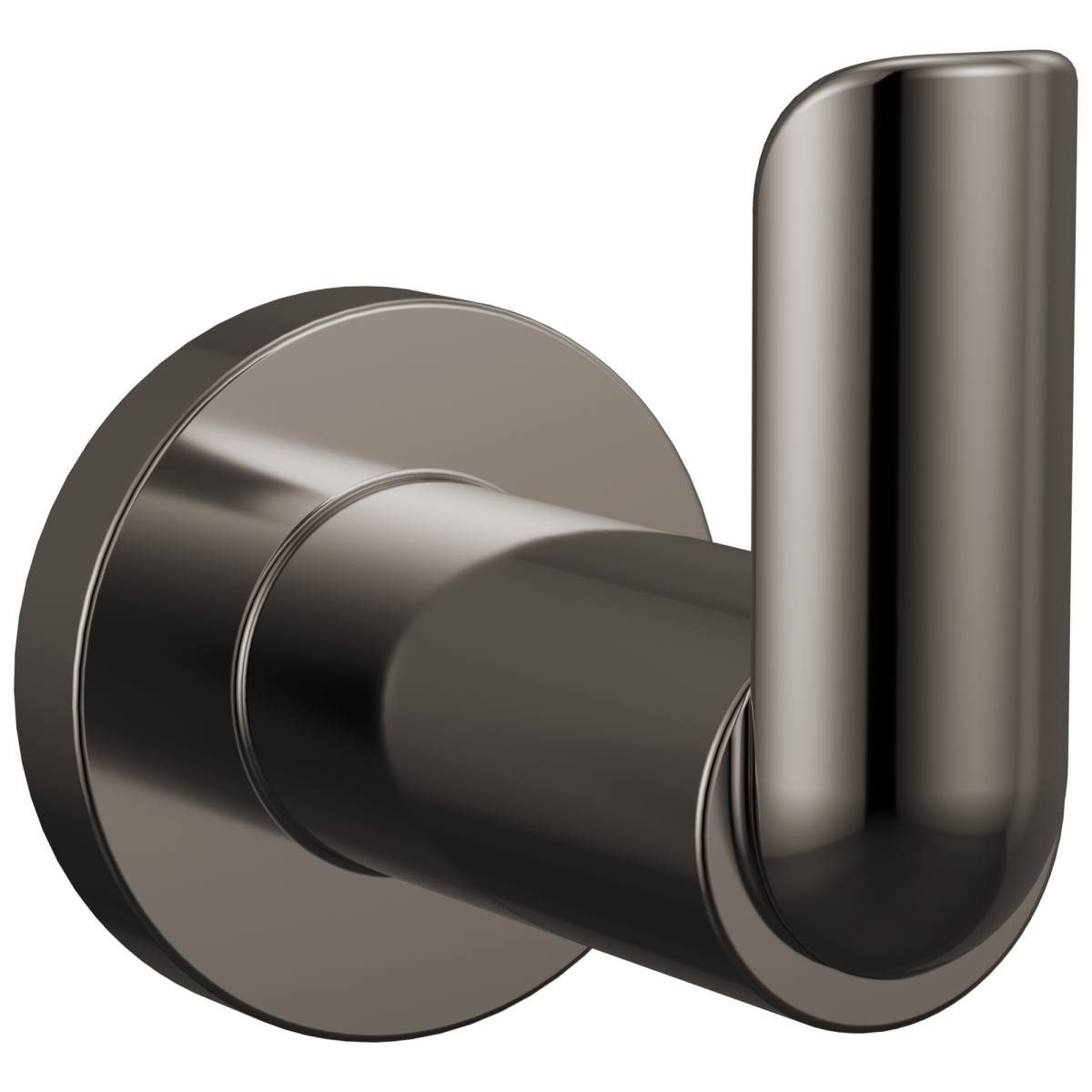 BRIZO Roccesco Single Robe Hook — Brilliance Black Onyx