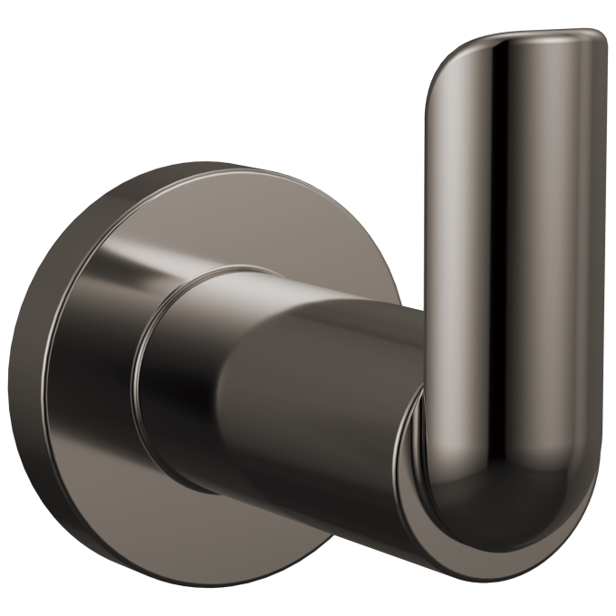 BRIZO Roccesco Single Robe Hook — Brilliance Black Onyx