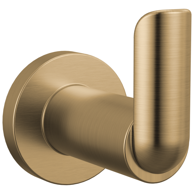 BRIZO Roccesco Single Robe Hook — Luxe Gold