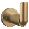 BRIZO Roccesco Single Robe Hook — Luxe Gold