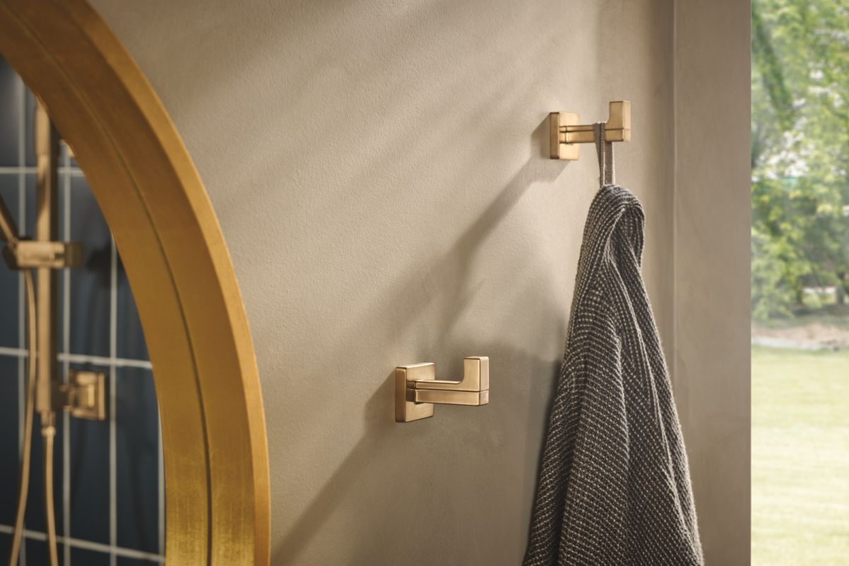 BRIZO Frank Lloyd Wright Robe Hook — Luxe Gold