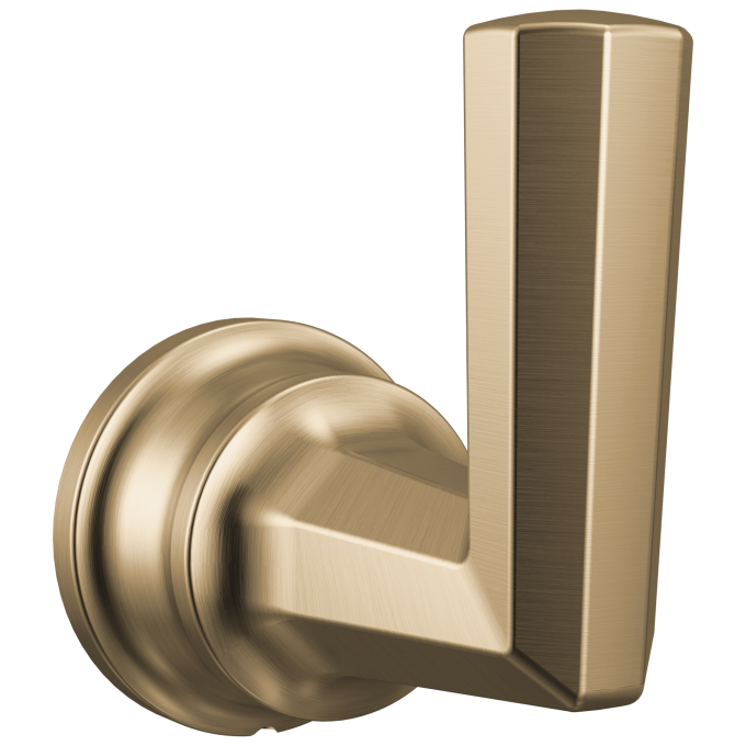 BRIZO Beauclere Single Robe Hook — Luxe Gold