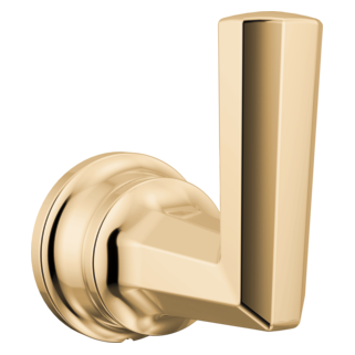 BRIZO Beauclere Single Robe Hook — Polished Gold
